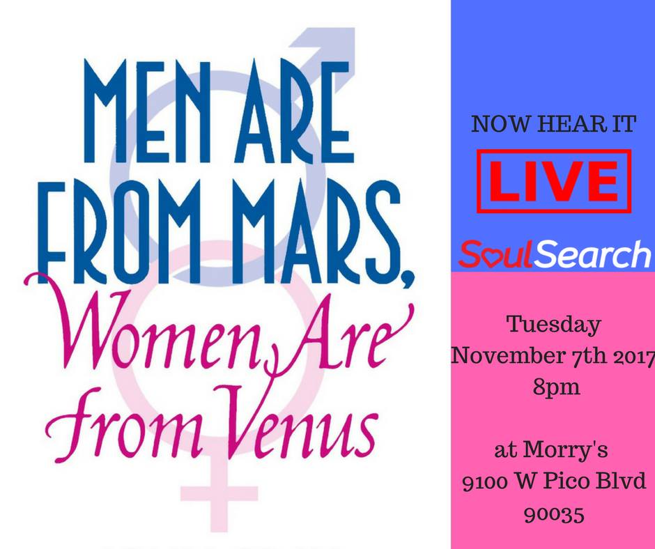 Men Are From Mars, Women Are From Venus Flyer - AishLIT Website
