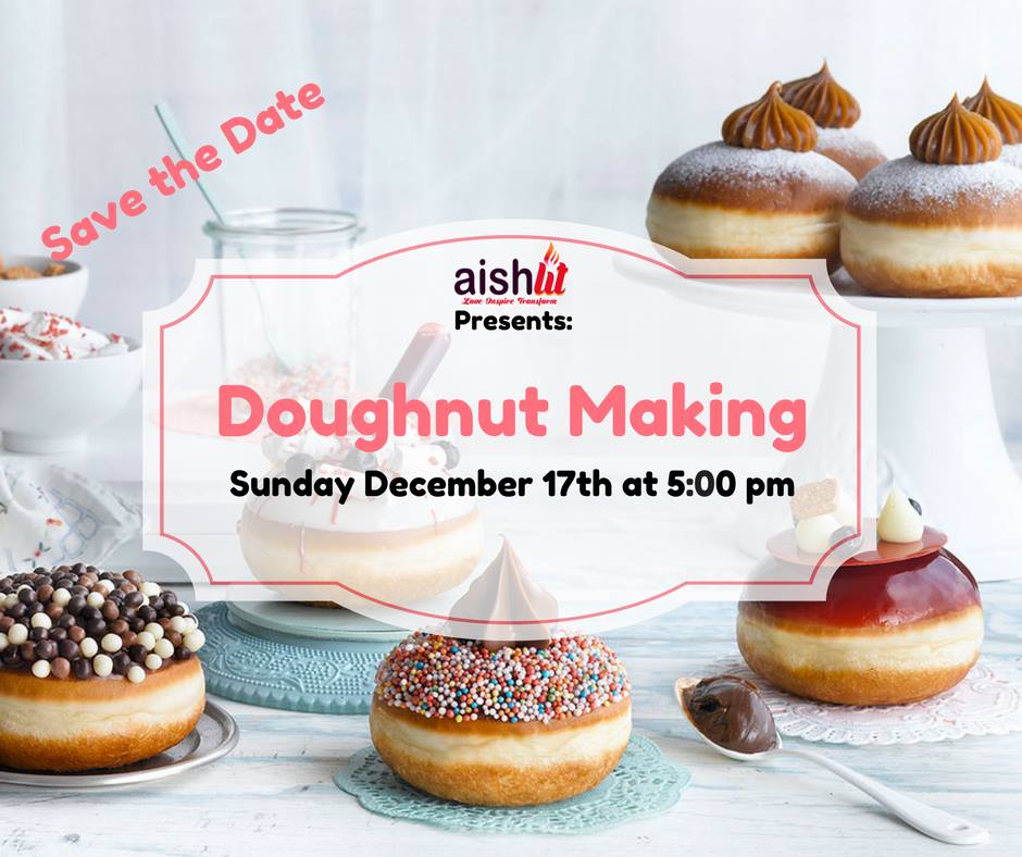 Doughnut Makeing Flyer - AishLIT Website